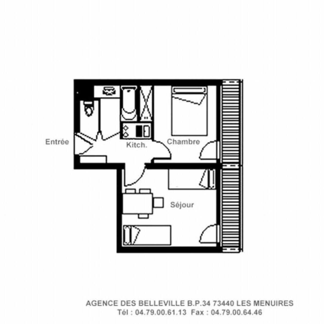 Residence Chaviere - Appartement Agreable - Au Pieds Des Pistes - Balcon Mae-2384 Saint-Martin-de-Belleville Bagian luar foto